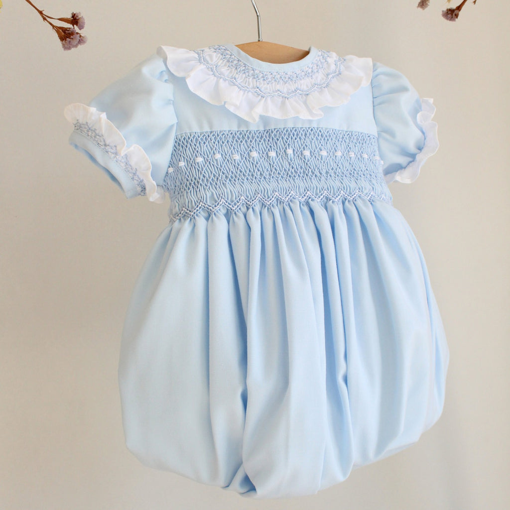 Grace blue romper -PREORDER