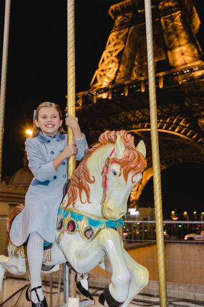 Stone Tartan Princess Coat