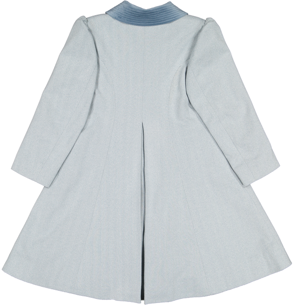 Stone Tartan Princess Coat