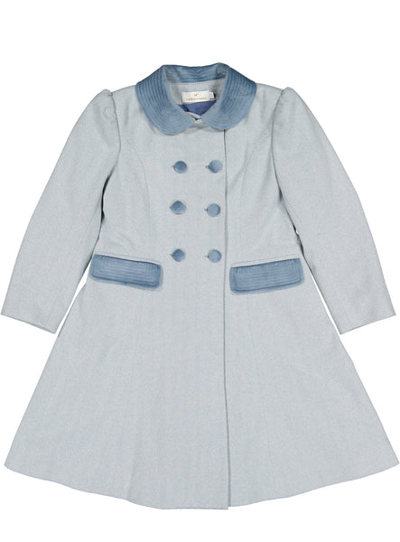 Stone Tartan Princess Coat