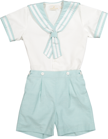 Mint Sailor boy set