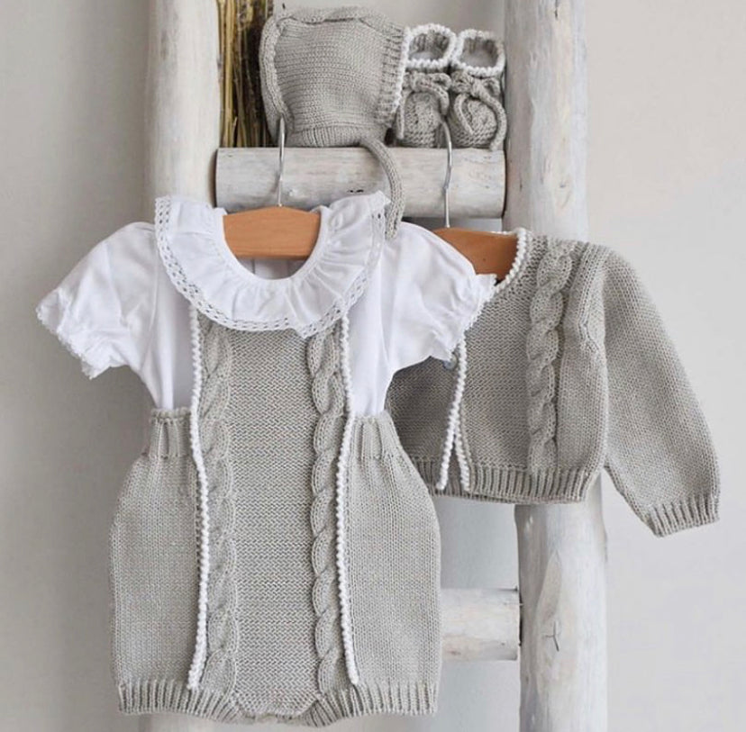 Organic cotton grey cardigan