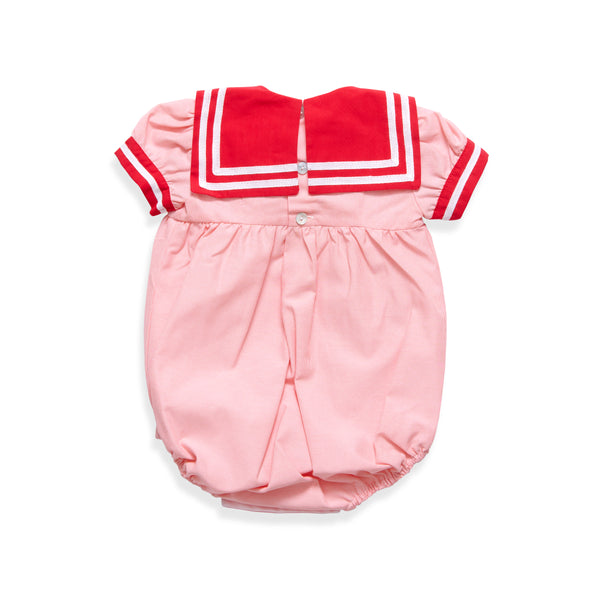Sailor romper -Red