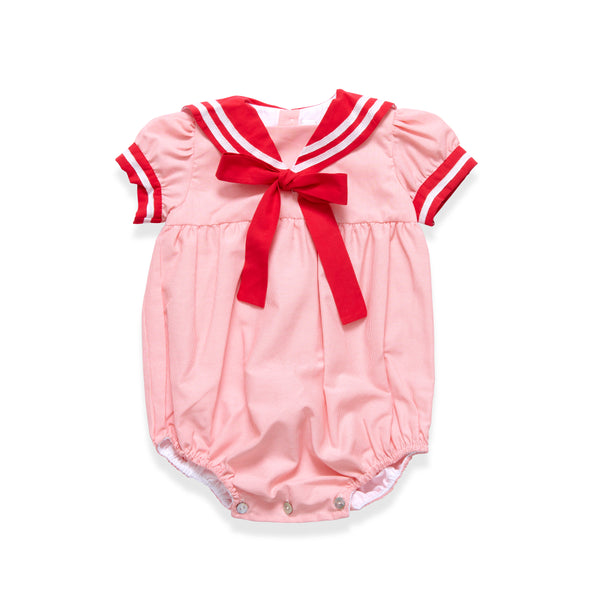 Sailor romper -Red