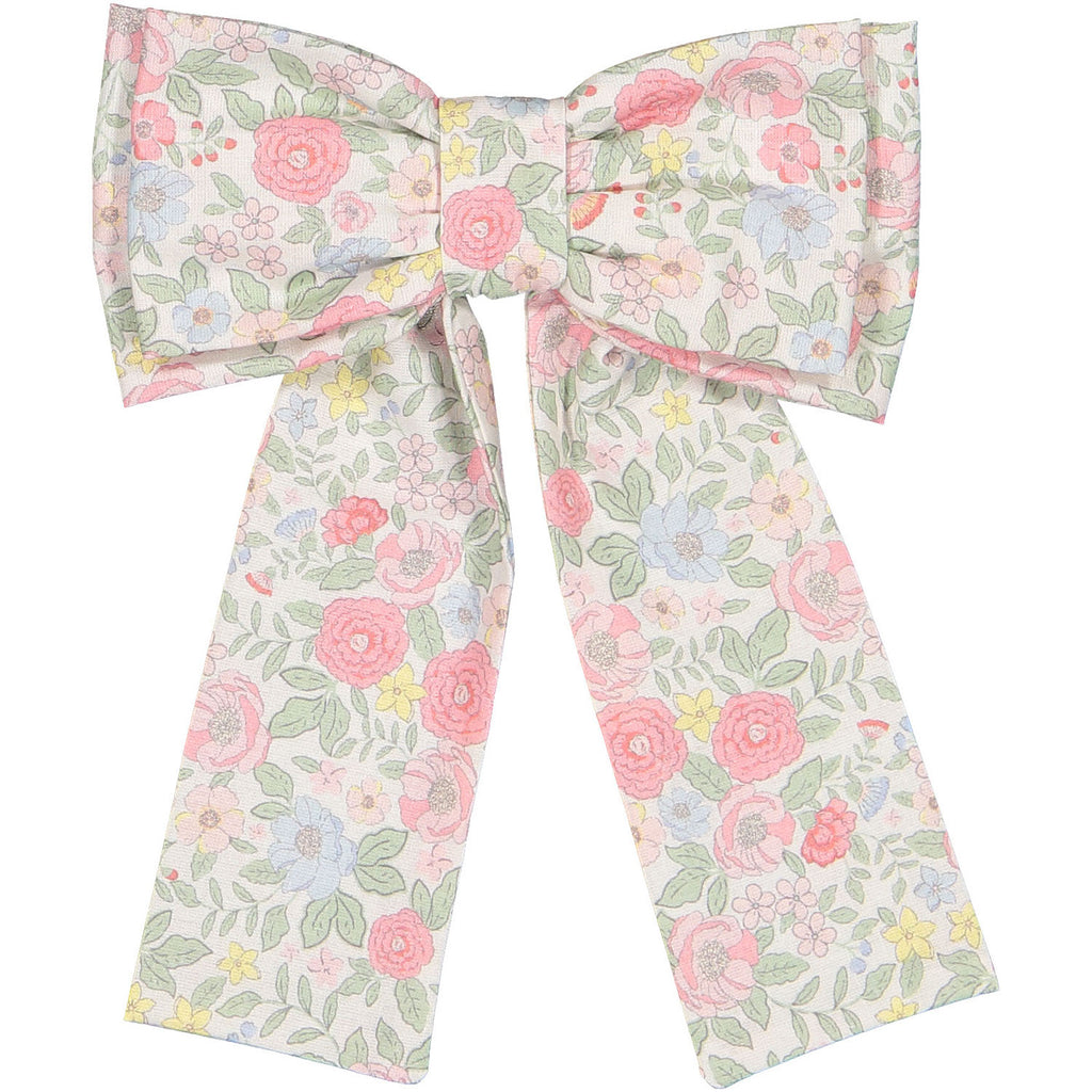 Pink Floral Hair Clip
