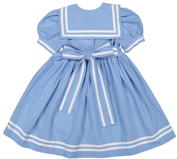 Ocean Blue Sailor Dress PREORDER