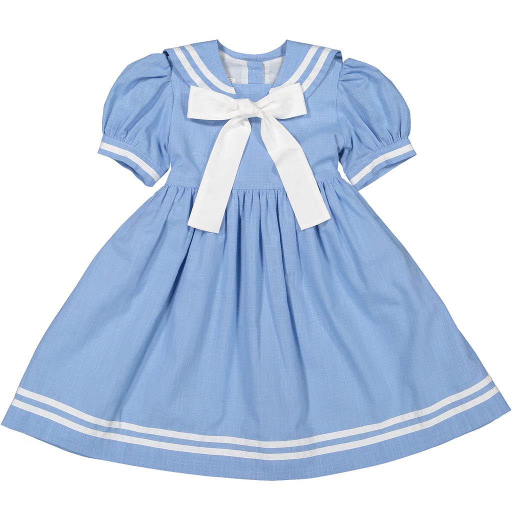 Ocean Blue Sailor Dress PREORDER