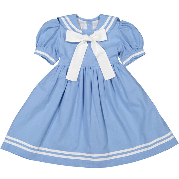Ocean Blue Sailor Dress PREORDER