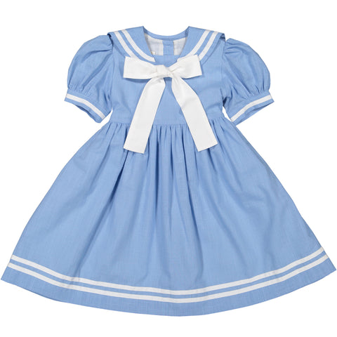 Ocean Blue Sailor Dress PREORDER