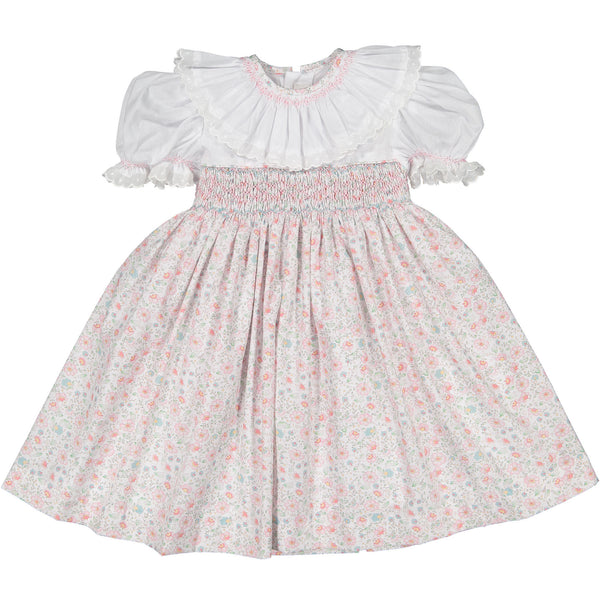 Oleander Hand-Smocked Dress