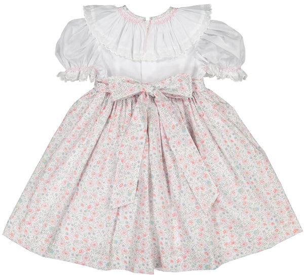 Oleander Hand-Smocked Dress