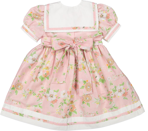 Linen Floral Dress