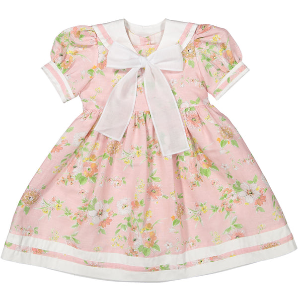 Linen Floral Dress