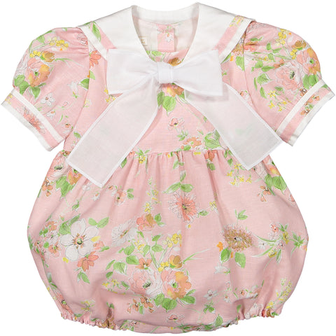 Linen Floral Romper