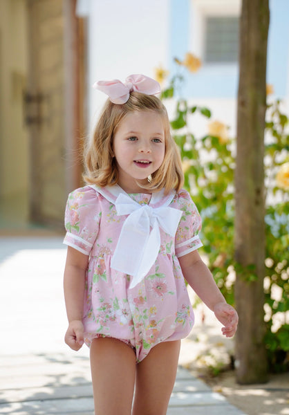 Linen Floral Romper