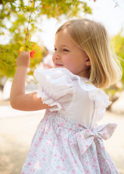 Oleander Hand-Smocked Dress