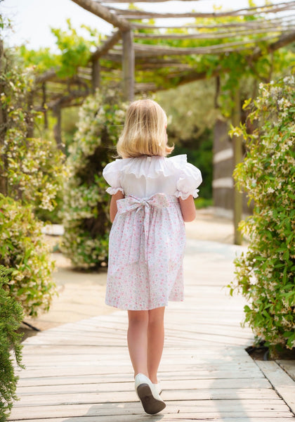 Oleander Hand-Smocked Dress