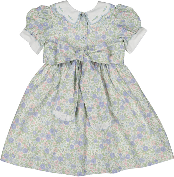 Blue Floral Dress