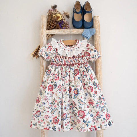 Amelia handsmocked Liberty floral dress -PREORDER