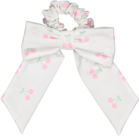 Pink cherries scrunchie