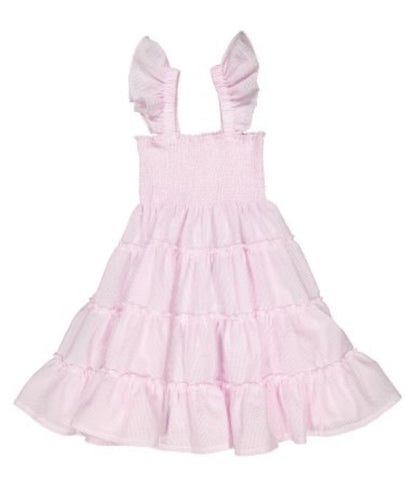 Maryland Pink Seersucker Dress