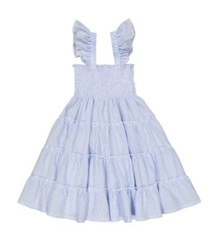 Maryland Blue Seersucker Dress