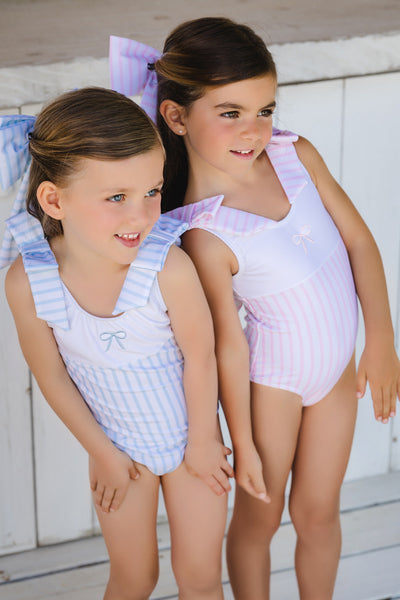 Stripes Pink Swimsuit