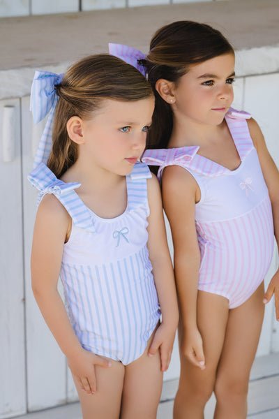 Stripes Pink Swimsuit