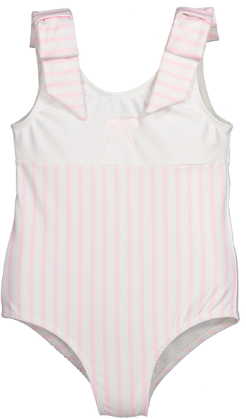 Stripes Pink Swimsuit