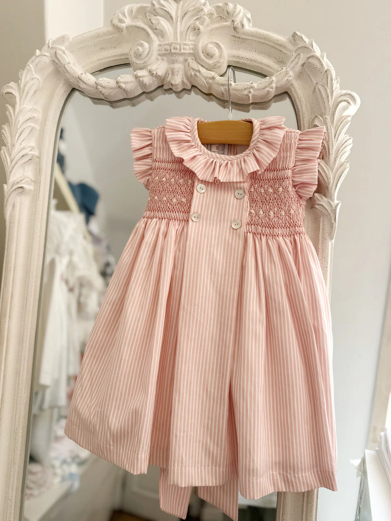 Rosie Stripes Smocked Dress