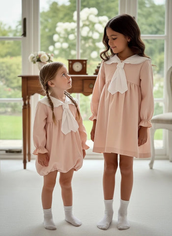 Emilia pink sailor dress