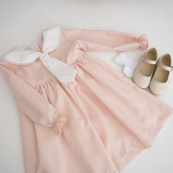 Emilia pink sailor dress