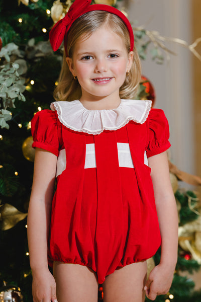 Red Velvet Romper