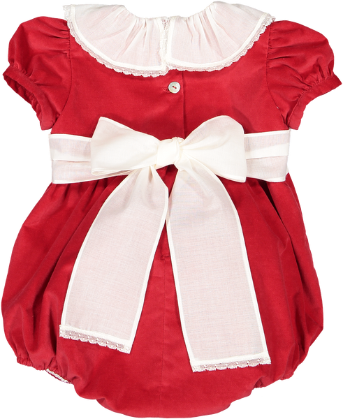 Red Velvet Romper