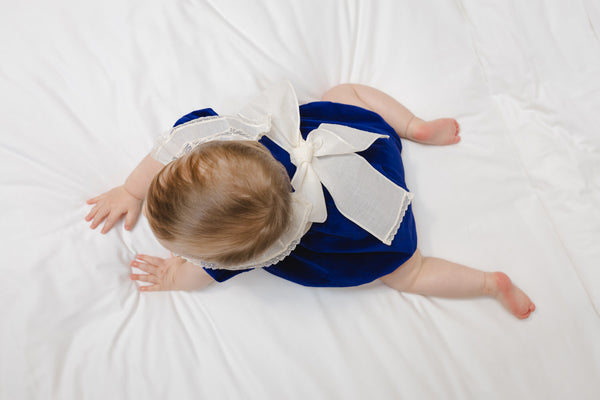 Blue Velvet Romper