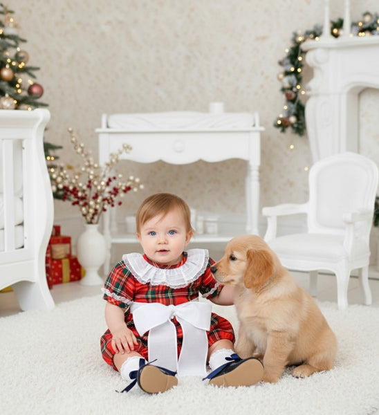 Christmas Tartan romper