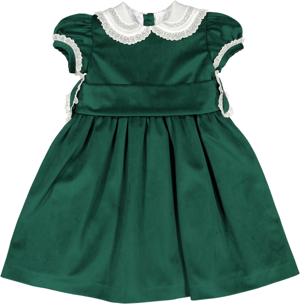 Green Velvet Dress
