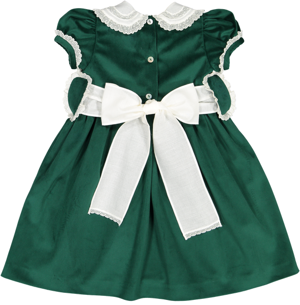 Green Velvet Dress