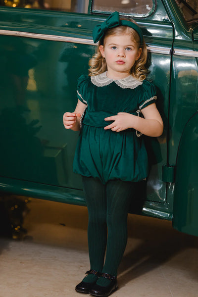 Green Velvet Hairband