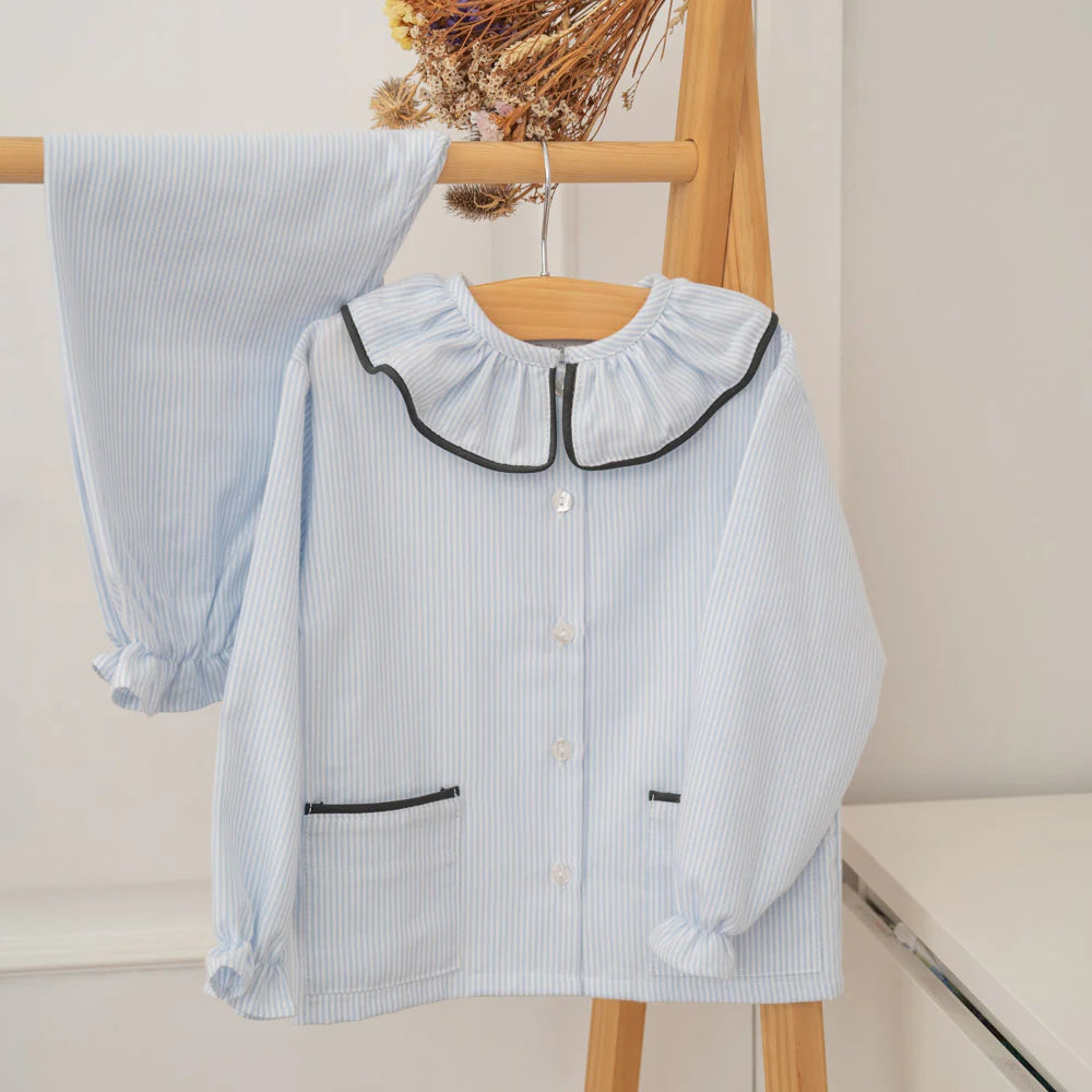 Blue Striped pyjama for girl