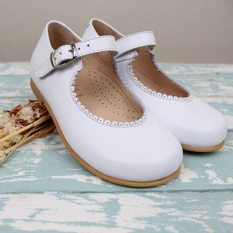 White Mary Janes Shoes