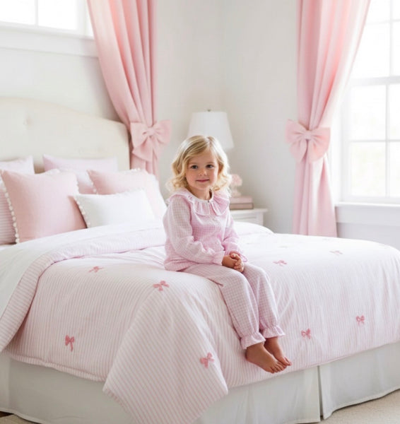 Pink gingham pyjama