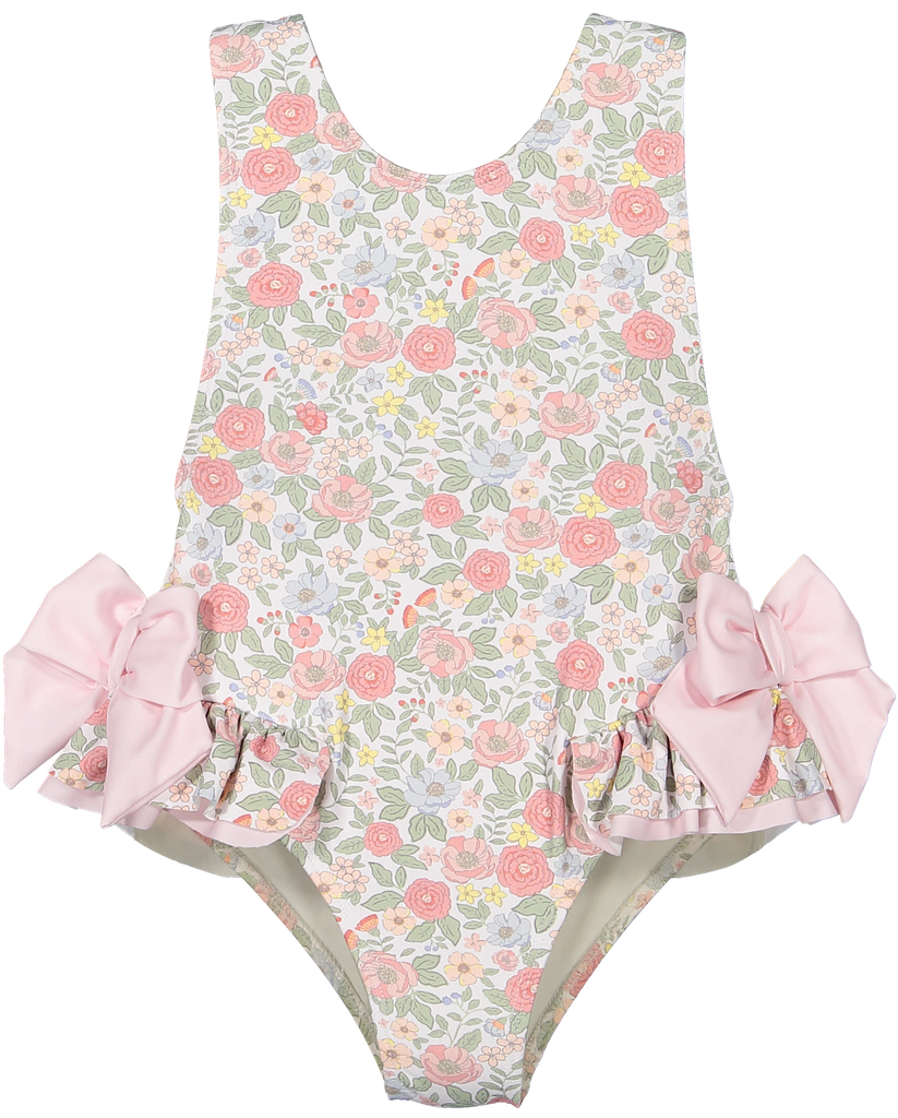 Pink Floral Swimsuit