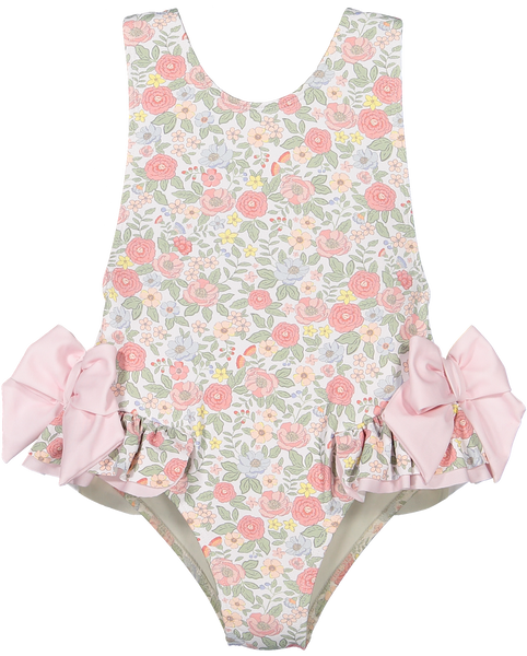 Pink Floral Swimsuit