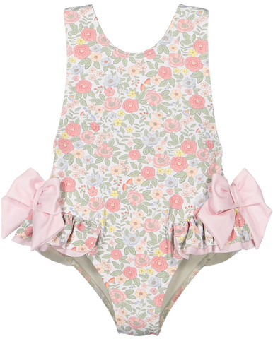 Pink Floral Swimsuit