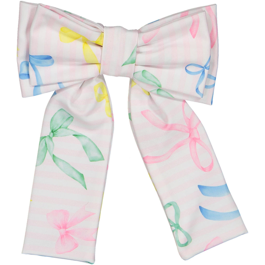 Rainbow Bows Lycra Hairclip
