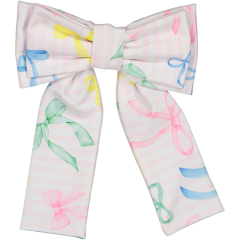 Rainbow Bows Lycra Hairclip