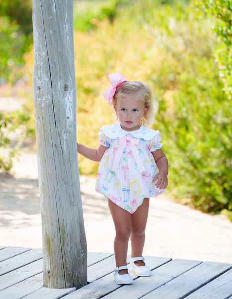 Rainbow Bows Romper