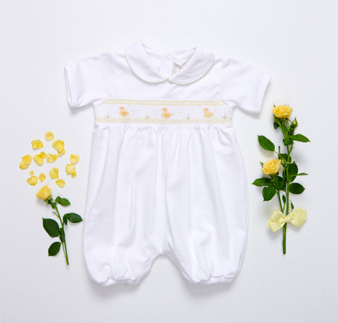 The 3 duckling Hand-smocked Shortie
