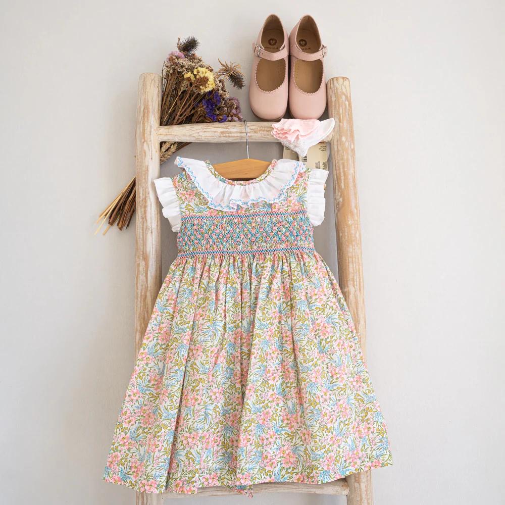 Alice handsmocked Liberty floral dress-PREORDER